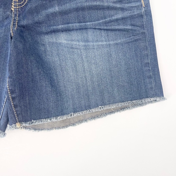 S&P by Standards and Practices Women’s Denim Shorts Size 31 Raw Hem Cutoff - Picture 4 of 9